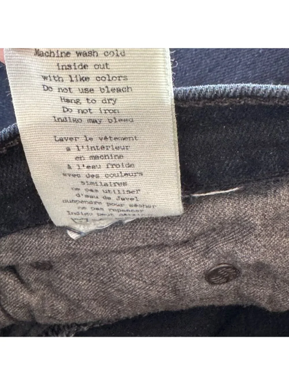 Rag & Bone Women's Coal Skinny Jeans Size 26 Button Fly Cotton Denim Designer - Picture 15 of 15